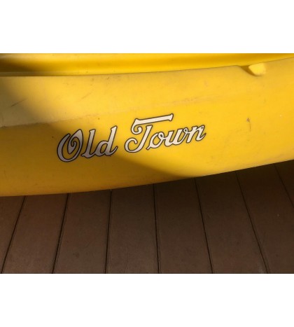10 Ft Old Town Vapor Kayak With Trolling Motor Custom Used