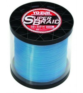 Yo-Zuri Super Braid Fishing Line Box 50lb 3000yd Blue YZ SB 50LB BL 3000YD