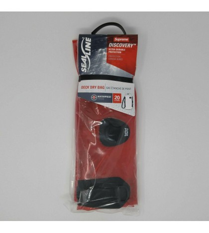 Supreme SealLine Discovery Deck Dry Bag 20L Litre Red Waterproof Transparent