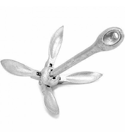 Galvanized Folding Grapnel Boat Anchors - Choose The Best Weight 17.5 Pounds