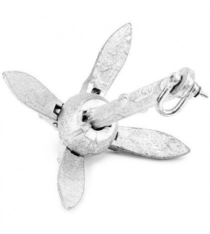 Galvanized Folding Grapnel Boat Anchors - Choose The Best Weight 17.5 Pounds