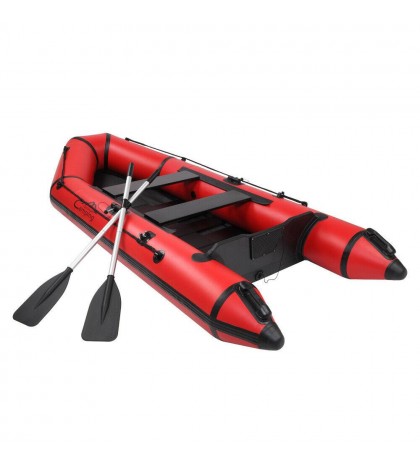 10ft Inflatable Boat Rafting Fishing Water Dinghy Tender Pontoon Boat 2 Person