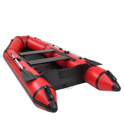 10ft Inflatable Boat Rafting Fishing Water Dinghy Tender Pontoon Boat 2 Person
