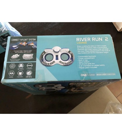 Intex River Run 2 Person Double Inflatable Tube Float Cooler