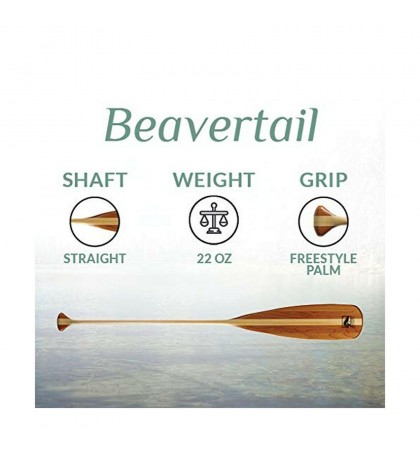 BENDING BRANCHES Beavertail Canoe Paddle Beavrtail Canoe 60