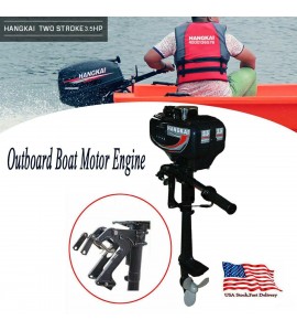 2 Stroke Outboard Boat Motor Engine CDI System W/ Water Cooling System 3.5HP US 2 Stroke Outboard Boat Motor Engine CDI System W/ Water Cooling System 3.5HP US