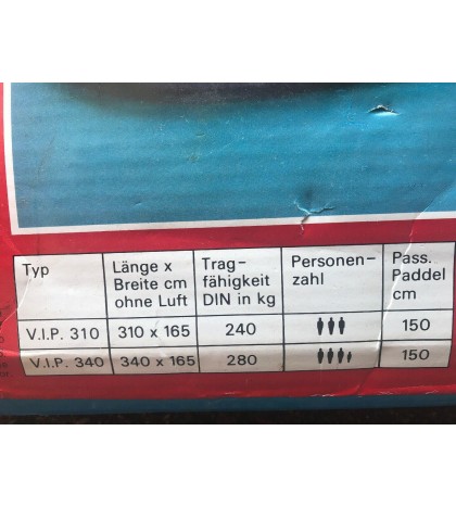 John Badeboot VIP 340 Inflatable River Raft Boat Water Rescue Raft FloatingTubes