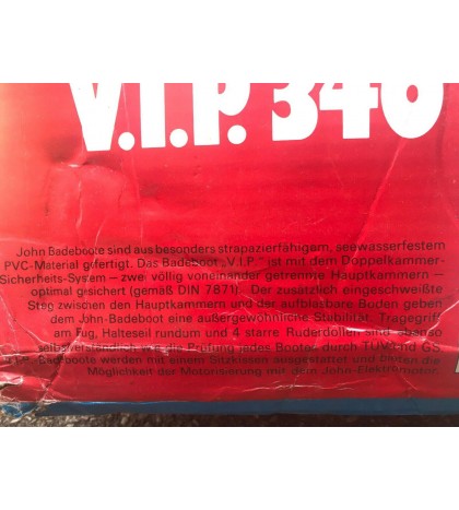 John Badeboot VIP 340 Inflatable River Raft Boat Water Rescue Raft FloatingTubes