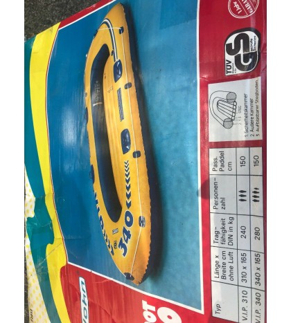 John Badeboot VIP 340 Inflatable River Raft Boat Water Rescue Raft FloatingTubes