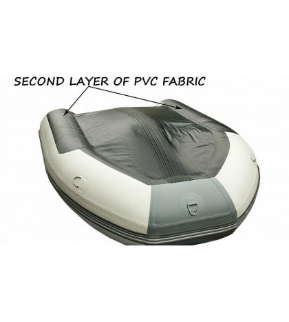 7.5ft inflatable dinghy Boat with aluminum floor Waterline Fiberglass transom