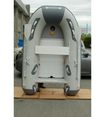 7.5ft inflatable dinghy Boat with aluminum floor Waterline Fiberglass transom