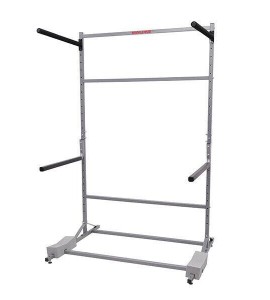 Malone mpg386 - Free Standing Storage Rack Holding 3 Bike + 2 SUP + 1 Kayak