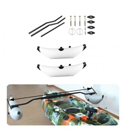 Kayak Inflatable Stabilizer+ Mount Stand Poles+Connect Pole+Seveal Mount