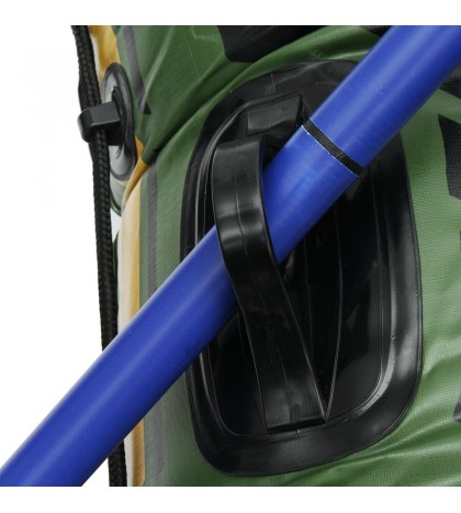 7 In 1 Inflatable Boat Set 3 Person Oars  Fishing Raft PVC Ship with  G