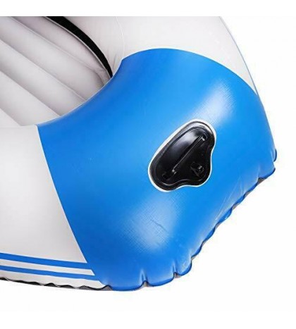 Yocalo Inflatable Boat Series Fishing Boat Kayak with Aluminum Oars, 3-4 Person