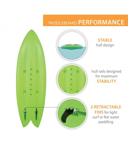 NEW! Lifetime Freestyle XL 9 ft 8 in Stand-up Paddleboard (Paddle Included)