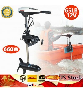 HANGKAI 12V 65 lbs Electric Trolling Motor 660W Outboard Motor Brush Motor HANGKAI 12V 65 lbs Electric Trolling Motor 660W Outboard Motor Brush Motor
