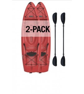 Lifetime Hydros 85 Sit-On-Top Kayak with Paddles, 2 pk ( Orange) Lifetime Hydros 85 Sit-On-Top Kayak with Paddles, 2 pk ( Orange)