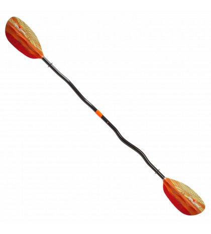Aqua Bound Whiskey Fiberglass Bent Shaft 2-Piece Kayak Paddle