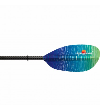Aqua Bound Whiskey Fiberglass Bent Shaft 2-Piece Kayak Paddle