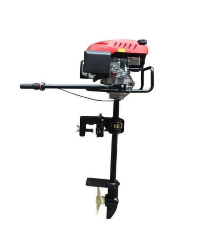 4 Stroke Outboard Motor Boat Engine 6HP Fishing Boat Engine w/Air Cooling System