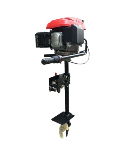 4 Stroke Outboard Motor Boat Engine 6HP Fishing Boat Engine w/Air Cooling System