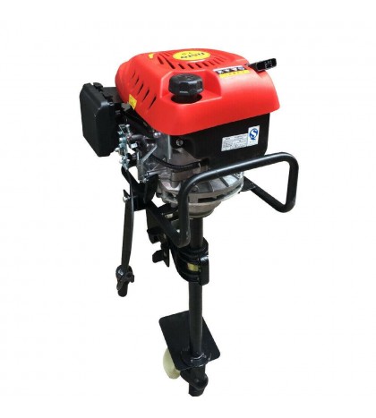 4 Stroke Outboard Motor Boat Engine 6HP Fishing Boat Engine w/Air Cooling System