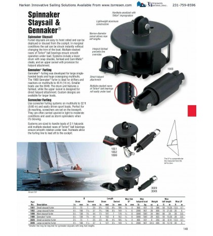 HARKEN 1900 FURLER.  7/16