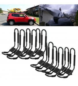 6 Pairs Kayak Roof Rack Canoe Boat Car Truck Top Mount Carrier Cross Bar Steel