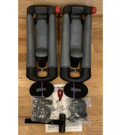 Yakima Bowdown Kayak J Cradle Roof Rack W/ Straps, 2 Locks, 2 Keys-Ships FAST!