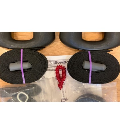 Yakima Bowdown Kayak J Cradle Roof Rack W/ Straps, 2 Locks, 2 Keys-Ships FAST!