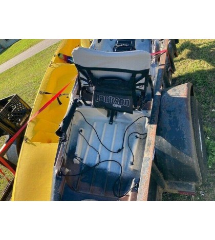 Jackson Systems Go Pro 12 foot 'Cuda model fishing kayak.