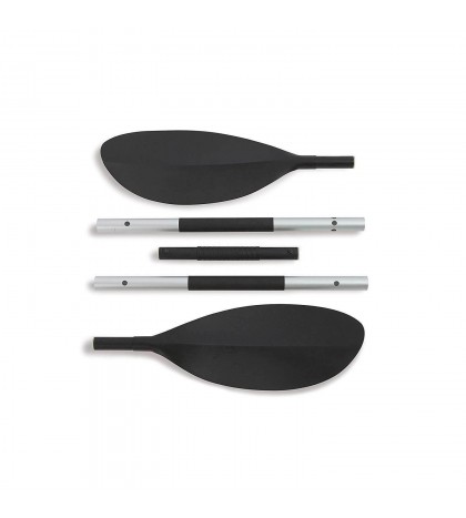 Intex 2-Person Inflatable Kayak w/ Oars & Air Pump & 4 Person Boat w/ Oars &Pump