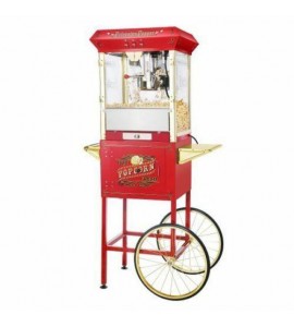 Great Northern Popcorn Red Antique Style Popcorn Popper Machine With Cart 8 Oz Great Northern Popcorn Red Antique Style Popcorn Popper Machine With Cart 8 Oz