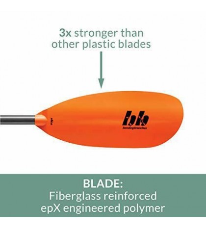 BENDING BRANCHES Slice Hybrid Lightweight Touring Kayak Paddle for Longer