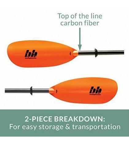 BENDING BRANCHES Slice Hybrid Lightweight Touring Kayak Paddle for Longer
