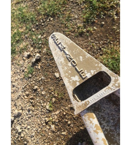 Vintage Seminole fiber glass Canoe. 2 Metal Seats