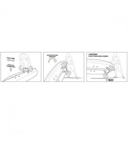 Sea To Summit Solid Sit On Top Kayak Cart