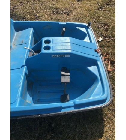 Sea Hawk 4 Person PEDAL Paddle Boat Watercraft (No Canopy Or Title) Cornell Ill
