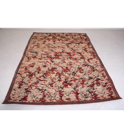 Morrocan Hassira mat 6.3 FT X 9.6 FT