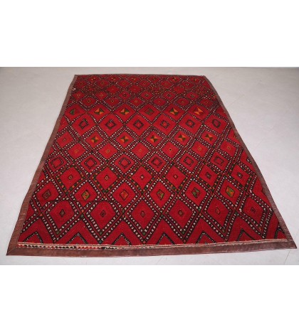 Morrocan Hassira mat 6.3 FT X 9.6 FT