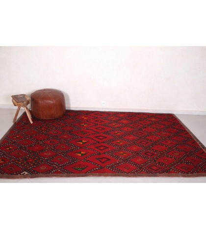 Morrocan Hassira mat 6.3 FT X 9.6 FT
