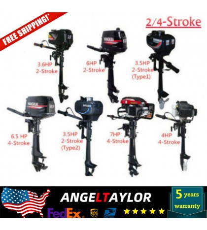 Outboard Motor Inflatable Fishing Boat Engine Motor 3.5/4/6.5/6.5/7hp 2/4 Stroke