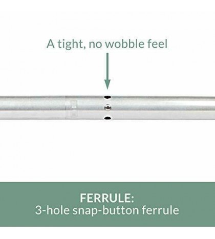 BENDING BRANCHES Angler Rise 2-Piece Snap-Button Fishing Kayak Paddle - 230cm