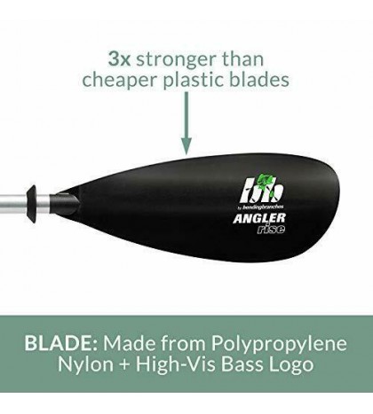 BENDING BRANCHES Angler Rise 2-Piece Snap-Button Fishing Kayak Paddle - 230cm