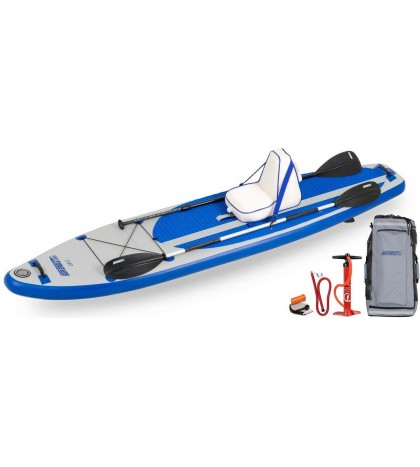 Sea Eagle Longboard LB11 Deluxe Package Inflatable 11ft SUP -2 Paddles Seat More