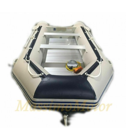 2020 Massimo Inflatable Aluminum Heavy Duty Dinghy Tender Boat w/ Transom