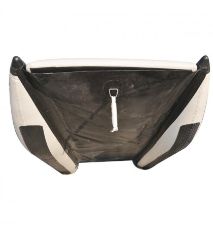 BRIS 11 ft Inflatable Catamaran Inflatable Boat Dinghy Mini Cat Boat Gray