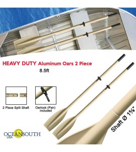 Oceansouth Heavy Duty Aluminium Oars (Split Shaft) Length 8.5'