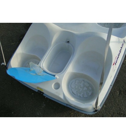 Sun Dolphin 5 PEDAL BOAT Paddle Boat with Canopy Watercraft